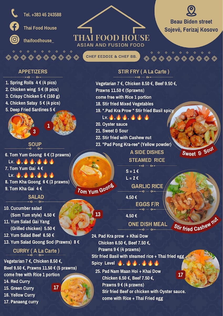 Menu Thai Food House Restaurant-2