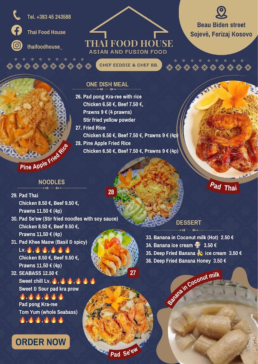 Menu Thai Food House Restaurant-3