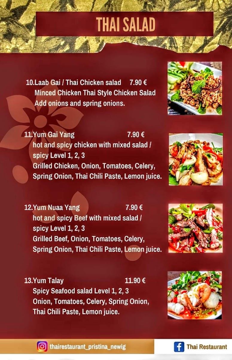 Menu Thai Food House Restaurant-6