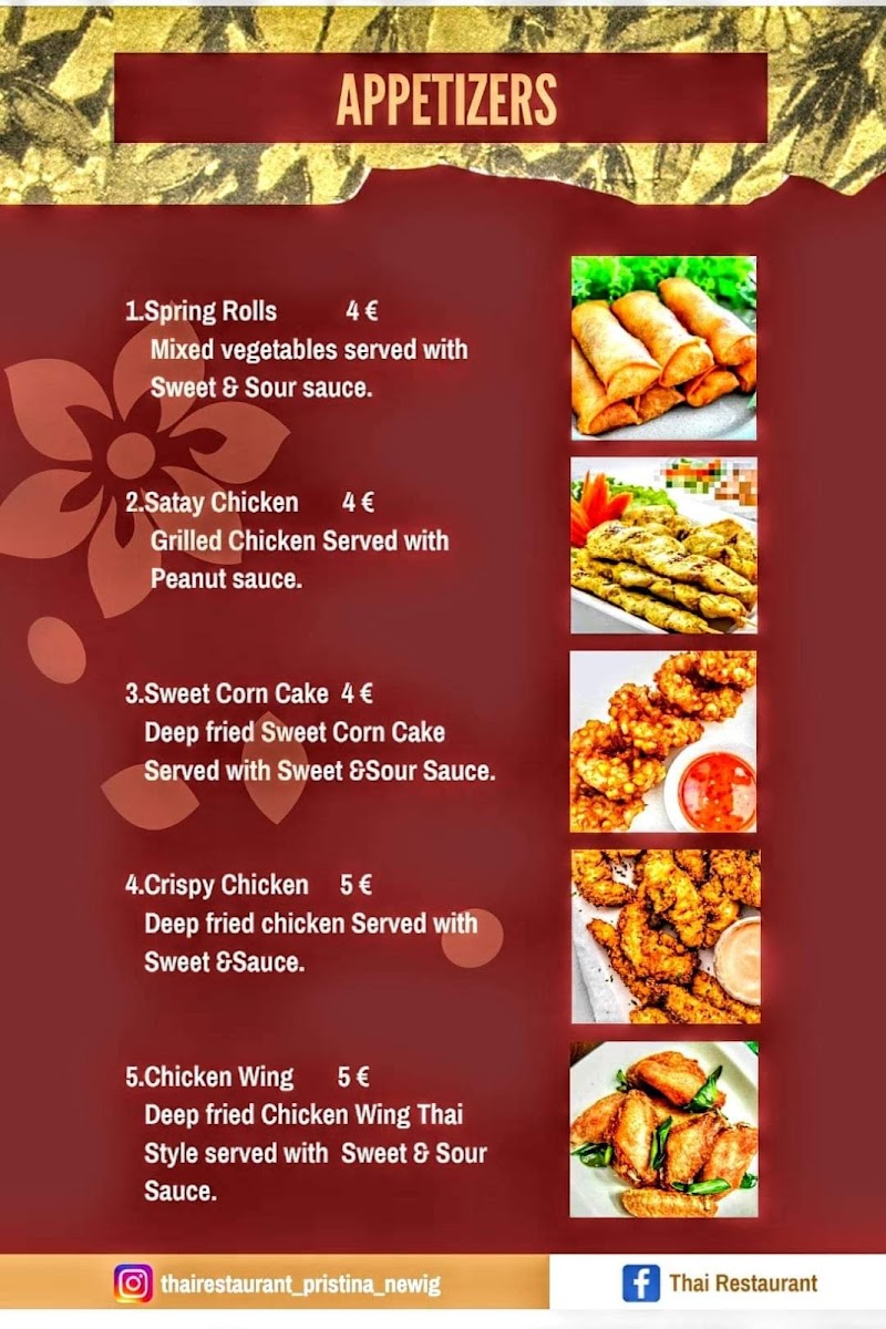 Menu Thai Food House Restaurant-7