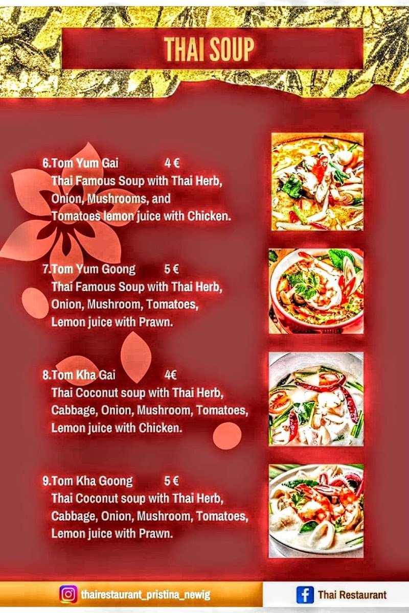 Menu Thai Food House Restaurant-8